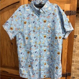 Ariat Light Blue Graphic Print Casual Shirt